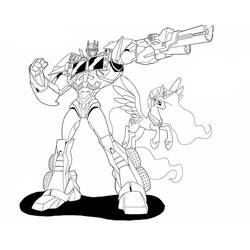 Dibujo para colorear: Optimus Prime (Personajes de Dibujos Animados) #214269 - Dibujos para Colorear e Imprimir Gratis