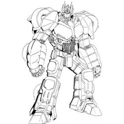 Dibujo para colorear: Optimus Prime (Personajes de Dibujos Animados) #214270 - Dibujos para Colorear e Imprimir Gratis