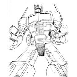 Dibujo para colorear: Optimus Prime (Personajes de Dibujos Animados) #214271 - Dibujos para Colorear e Imprimir Gratis