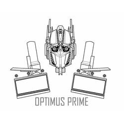 Dibujo para colorear: Optimus Prime (Personajes de Dibujos Animados) #214274 - Dibujos para Colorear e Imprimir Gratis