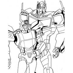 Dibujo para colorear: Optimus Prime (Personajes de Dibujos Animados) #214279 - Dibujos para Colorear e Imprimir Gratis