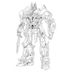 Dibujo para colorear: Optimus Prime (Personajes de Dibujos Animados) #214280 - Dibujos para Colorear e Imprimir Gratis