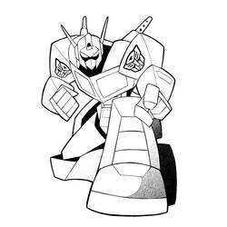 Dibujo para colorear: Optimus Prime (Personajes de Dibujos Animados) #214284 - Dibujos para Colorear e Imprimir Gratis