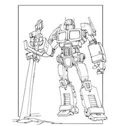 Dibujo para colorear: Optimus Prime (Personajes de Dibujos Animados) #214290 - Dibujos para Colorear e Imprimir Gratis
