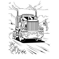 Dibujo para colorear: Optimus Prime (Personajes de Dibujos Animados) #214292 - Dibujos para Colorear e Imprimir Gratis