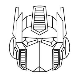 Dibujos para colorear: Optimus Prime - Dibujos para Colorear e Imprimir Gratis