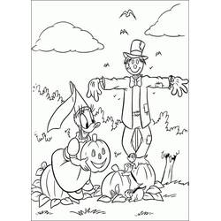 Dibujo para colorear: Pata Daisy (Personajes de Dibujos Animados) #186330 - Dibujos para Colorear e Imprimir Gratis