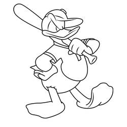 Dibujo Pato Donald (Personajes de Dibujos Animados) #186300 para imprimir y colorear