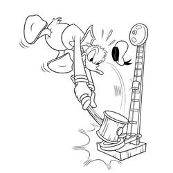 Dibujo Pato Donald (Personajes de Dibujos Animados) #186301 para imprimir y colorear