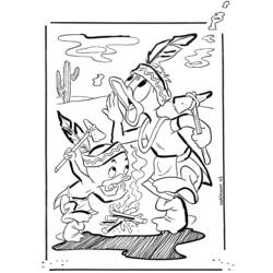 Dibujo Pato Donald (Personajes de Dibujos Animados) #30144 para imprimir y colorear