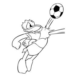 Dibujo Pato Donald (Personajes de Dibujos Animados) #30190 para imprimir y colorear