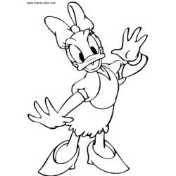 Dibujo para colorear: Pato Donald (Personajes de Dibujos Animados) #30201 - Dibujos para Colorear e Imprimir Gratis