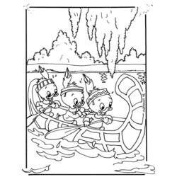 Dibujo Pato Donald (Personajes de Dibujos Animados) #30221 para imprimir y colorear