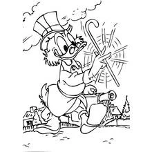 Dibujo Pato Donald (Personajes de Dibujos Animados) #30271 para imprimir y colorear