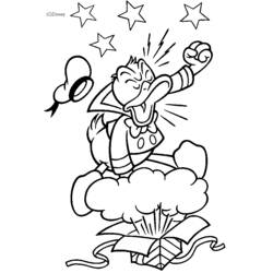 Dibujo Pato Donald (Personajes de Dibujos Animados) #30275 para imprimir y colorear