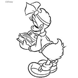 Dibujo Pato Donald (Personajes de Dibujos Animados) #30279 para imprimir y colorear