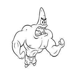 Dibujo para colorear: Patrick Star (Personajes de Dibujos Animados) #220629 - Dibujos para Colorear e Imprimir Gratis