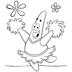 Dibujo para colorear: Patrick Star (Personajes de Dibujos Animados) #220641 - Dibujos para Colorear e Imprimir Gratis
