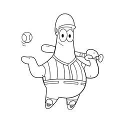 Dibujo para colorear: Patrick Star (Personajes de Dibujos Animados) #220646 - Dibujos para Colorear e Imprimir Gratis