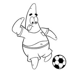 Dibujo para colorear: Patrick Star (Personajes de Dibujos Animados) #220648 - Dibujos para Colorear e Imprimir Gratis