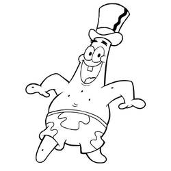 Dibujo para colorear: Patrick Star (Personajes de Dibujos Animados) #220649 - Dibujos para Colorear e Imprimir Gratis
