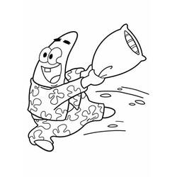 Dibujo para colorear: Patrick Star (Personajes de Dibujos Animados) #220650 - Dibujos para Colorear e Imprimir Gratis