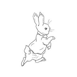 Dibujo para colorear: Peter Rabbit (Personajes de Dibujos Animados) #188230 - Dibujos para Colorear e Imprimir Gratis