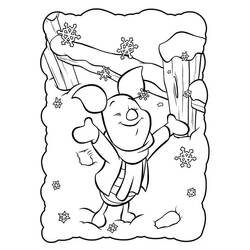 Dibujo para colorear: Piglet (Personajes de Dibujos Animados) #209501 - Dibujos para Colorear e Imprimir Gratis