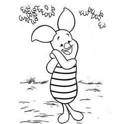 Dibujo para colorear: Piglet (Personajes de Dibujos Animados) #209504 - Dibujos para Colorear e Imprimir Gratis
