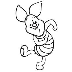 Dibujo para colorear: Piglet (Personajes de Dibujos Animados) #209514 - Dibujos para Colorear e Imprimir Gratis