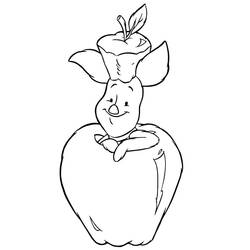 Dibujo para colorear: Piglet (Personajes de Dibujos Animados) #209515 - Dibujos para Colorear e Imprimir Gratis