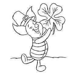 Dibujo para colorear: Piglet (Personajes de Dibujos Animados) #209518 - Dibujos para Colorear e Imprimir Gratis