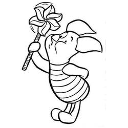 Dibujo para colorear: Piglet (Personajes de Dibujos Animados) #209520 - Dibujos para Colorear e Imprimir Gratis