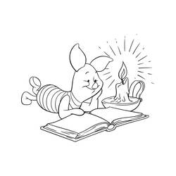 Dibujo para colorear: Piglet (Personajes de Dibujos Animados) #209523 - Dibujos para Colorear e Imprimir Gratis