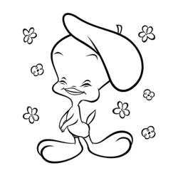 Dibujo para colorear: Piolín y Silvestre (Personajes de Dibujos Animados) #29250 - Dibujos para Colorear e Imprimir Gratis