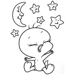 Dibujo para colorear: Piolín y Silvestre (Personajes de Dibujos Animados) #29261 - Dibujos para Colorear e Imprimir Gratis