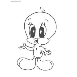 Dibujo para colorear: Piolín y Silvestre (Personajes de Dibujos Animados) #29269 - Dibujos para Colorear e Imprimir Gratis
