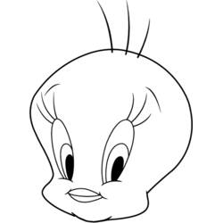 Dibujo para colorear: Piolín y Silvestre (Personajes de Dibujos Animados) #29276 - Dibujos para Colorear e Imprimir Gratis