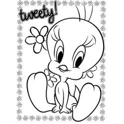 Dibujo para colorear: Piolín y Silvestre (Personajes de Dibujos Animados) #29281 - Dibujos para Colorear e Imprimir Gratis