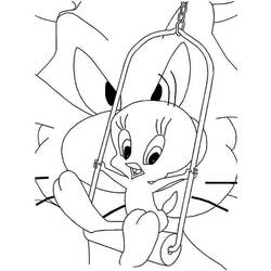 Dibujo para colorear: Piolín y Silvestre (Personajes de Dibujos Animados) #29411 - Dibujos para Colorear e Imprimir Gratis