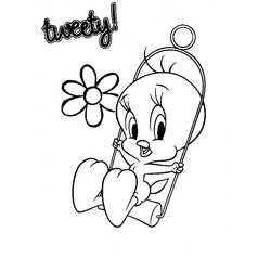 Dibujo para colorear: Piolín y Silvestre (Personajes de Dibujos Animados) #29472 - Dibujos para Colorear e Imprimir Gratis