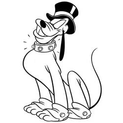 Dibujo para colorear: Pluto (Personajes de Dibujos Animados) #197076 - Dibujos para Colorear e Imprimir Gratis