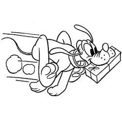 Dibujo para colorear: Pluto (Personajes de Dibujos Animados) #197087 - Dibujos para Colorear e Imprimir Gratis