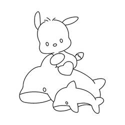 Dibujos para colorear: Pochacco - Dibujos para Colorear e Imprimir Gratis