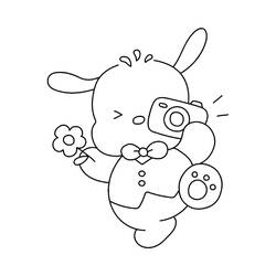 Dibujo para colorear: Pochacco (Personajes de Dibujos Animados) #220059 - Dibujos para Colorear e Imprimir Gratis