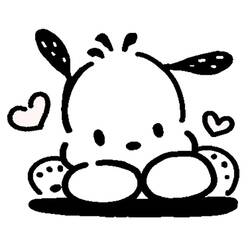 Dibujo para colorear: Pochacco (Personajes de Dibujos Animados) #220090 - Dibujos para Colorear e Imprimir Gratis