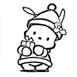 Dibujo para colorear: Pochacco (Personajes de Dibujos Animados) #220095 - Dibujos para Colorear e Imprimir Gratis