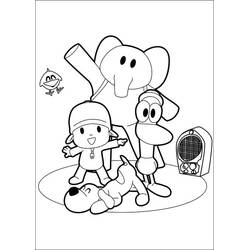 Dibujos para colorear: Pocoyó - Dibujos para Colorear e Imprimir Gratis