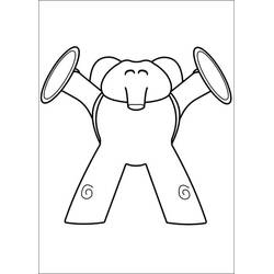 Dibujo para colorear: Pocoyó (Personajes de Dibujos Animados) #195231 - Dibujos para Colorear e Imprimir Gratis