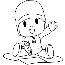 Dibujo para colorear: Pocoyó (Personajes de Dibujos Animados) #195240 - Dibujos para Colorear e Imprimir Gratis